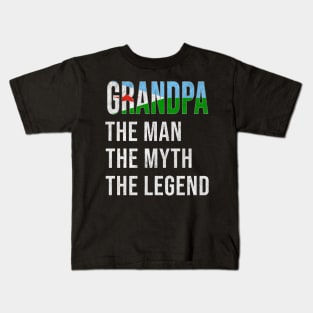 Grand Father Djiboutian Grandpa The Man The Myth The Legend - Gift for Djiboutian Dad With Roots From  Djibouti Kids T-Shirt